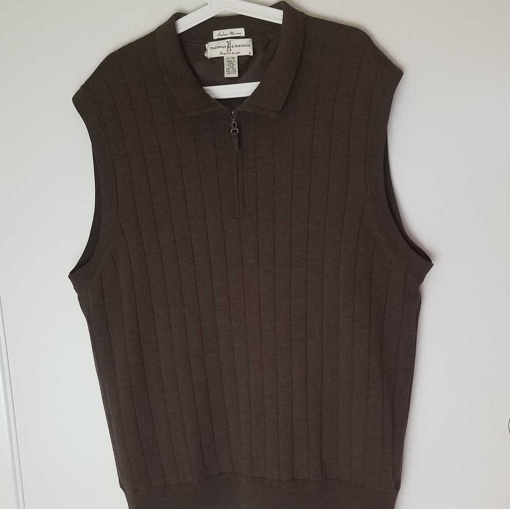 Merino Wool Golf sweater vest